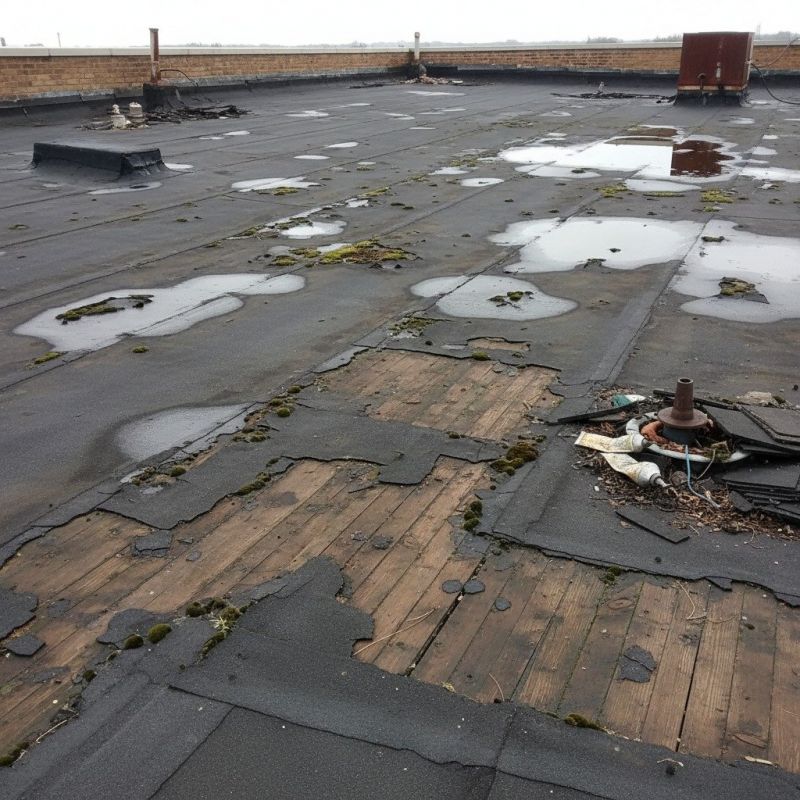 Tar Roof Repair detail